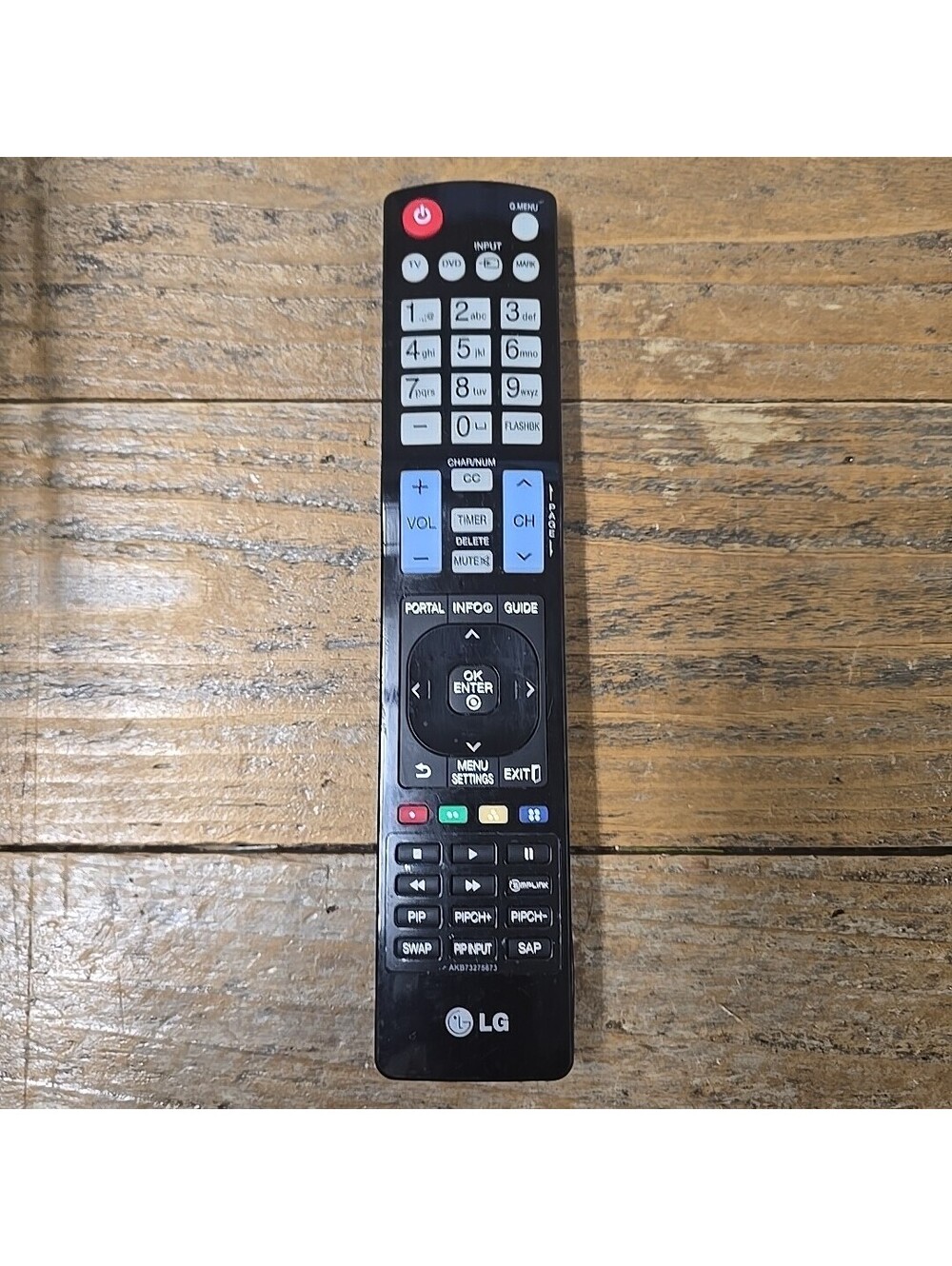 Genuine LG AKB73275673 HR-A906 Remote Control Black Wireless for 42LT670H LCD TV